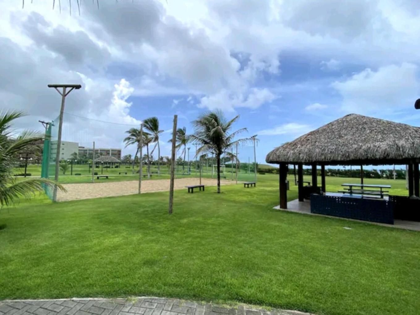 Beach Living - Porto Das Dunas - Ap Terreo 300M Beach Park Pe Na Areia Aquiraz Exterior foto